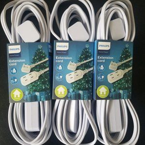 Phillips home extension cord 3-pack